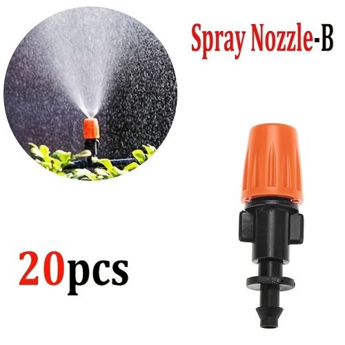 20pcs Adjustable Garden Drip Irrigation Misting Nozzles Micro Sprinkler Head Atomizer Irrigation Drippers