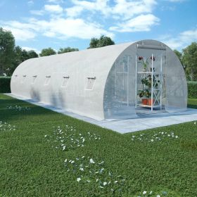 Greenhouse 290.6 ftÂ² 354.3"x118.1"x78.7" (Color: White)